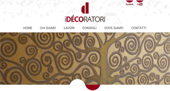 Desktop Screenshot of idecoratori.it