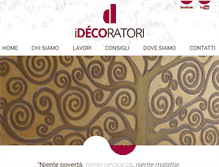 Tablet Screenshot of idecoratori.it